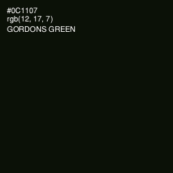#0C1107 - Gordons Green Color Image